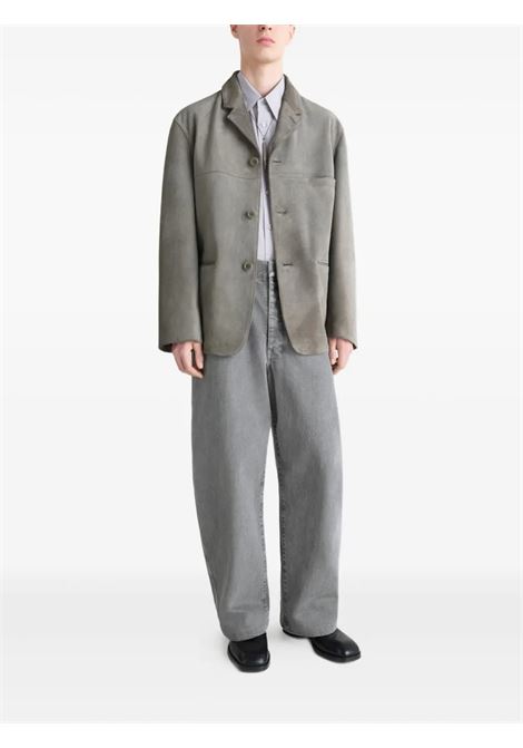 giacca suede sb uomo grigia LEMAIRE | OW1194 LL0144BK952